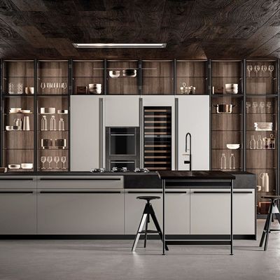 Automatic Interior Design Hotel Home Melamine Smart Cabinet Kitchen