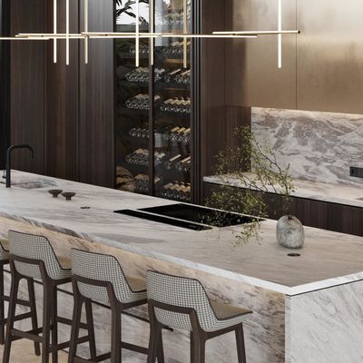 Contemporary High Gloss Wood Laminate Kitchens Cupboard Cabinet Factory Suppliers