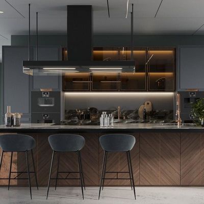 Solid Wood Kitchen Cabinets Modern Model Kitchen Furniture Kitchen Cabinet Set
