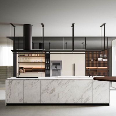 Complete Smart Custom Kitchenette Cupboards Modern Islands Solid Wood Complete Cuisine Storage Furniture Kitchen Cabinets