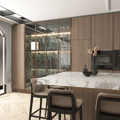 Built In Island And Custom Modular High End Kitchen Cabinets For Commercial Kitchen And Home Renovation Projects
