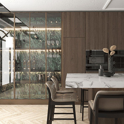 Built In Island And Custom Modular High End Kitchen Cabinets For Commercial Kitchen And Home Renovation Projects