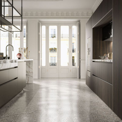 Large Style Complete Custom Kitchen Cabinet Set Island Kitchen Furniture Lacquer Finish Wooden Kitchen Cupboard For Villa