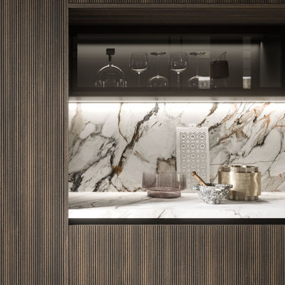 Large Style Complete Custom Kitchen Cabinet Set Island Kitchen Furniture Lacquer Finish Wooden Kitchen Cupboard For Villa
