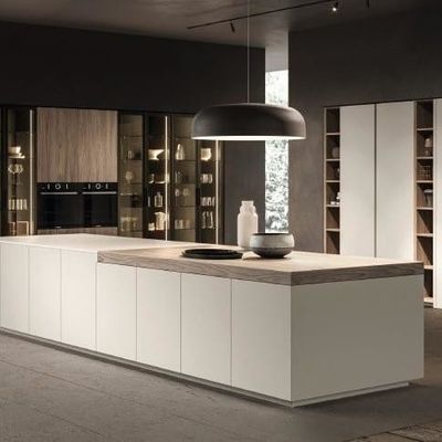 Custom Kitchen Cabinet Design Mdf Modern Lacquer Wood Kitchen Cabinets Design