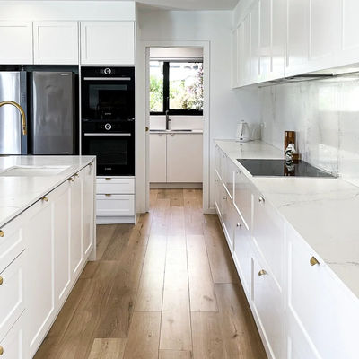 Lacquer Modern Luxury Kitchen Custom Modular Kitchen Cabinets With Sink Smart Home Furniture Kitchen
