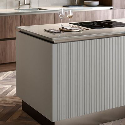 Wall Mounted Home Lacquer or Finish Modern Design Kitchen Cabinet Complete Set Wood Storage
