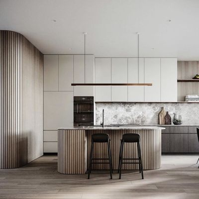 Australia Project Cabinet Modular Machine to Make Pvc Solid Wood Kitchen Cabinets With Counter Top