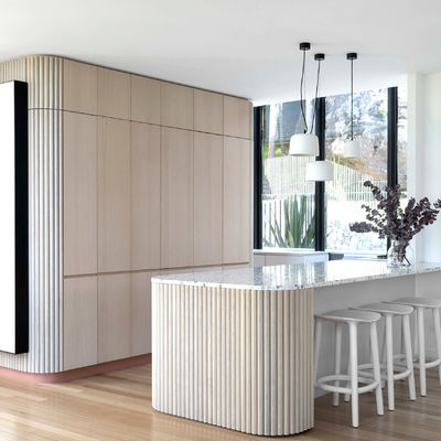 Australia Project Cabinet Modular Machine to Make Pvc Solid Wood Kitchen Cabinets With Counter Top