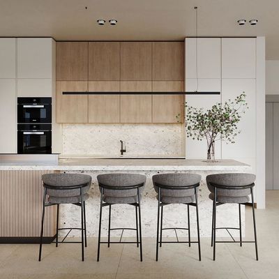 Australia Project Cabinet Modular Machine to Make Pvc Solid Wood Kitchen Cabinets With Counter Top