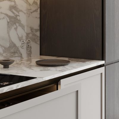 Australia Style Kitchen Cabinet Plastic Cover Solid Wood Flooring Melamine