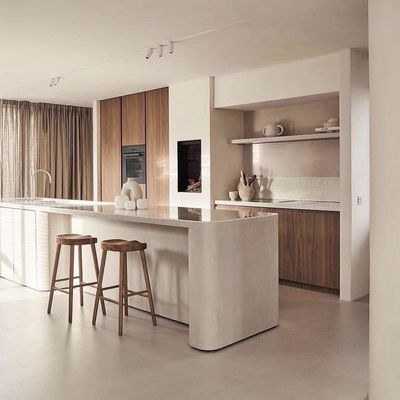 Custom Commercial New Paint Sintered Stone Lacquered Modular Household Furniture Modern Kitchen Designs Cabinet