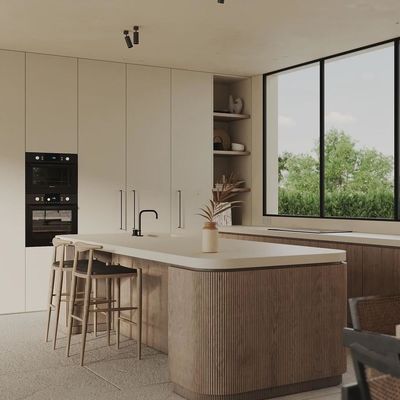 Kitchen Furniture Luxury Wooden Wall Hanging Smart Custom Small Home Modular Kitchen Cabinet Modern Design