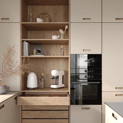 Factory Luxury Price Automatic Villa Complete Melamine Kitchen Cupboards Set Modern Flat Panel Cabinets Custom Kitchen Cabinets