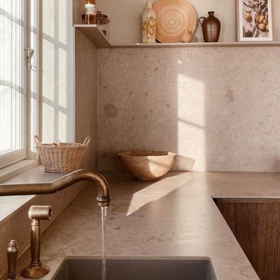 New Design Classic Style Modular Stainless Steel Kitchen Cabinet Set Free Standing Island Solid Wood Plywood Marble Glass Sink