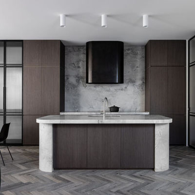 Good Price Best Quality White Paint Solid Wood Kitchen Cabinet Set for Apartment