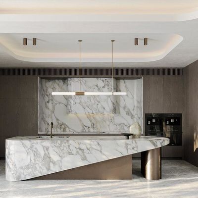 Customized Modern Gray Wood Grain Kitchen Cabinet High Quality 3D Automatic Smart PVC Design MDF Carcase Glass Door