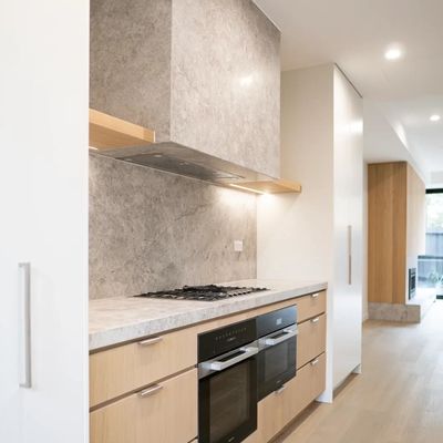 Free Whole House Design Plywood Solid Antifungal Modular Kitchen Island Cabinets for Apartment Project with Living Sink