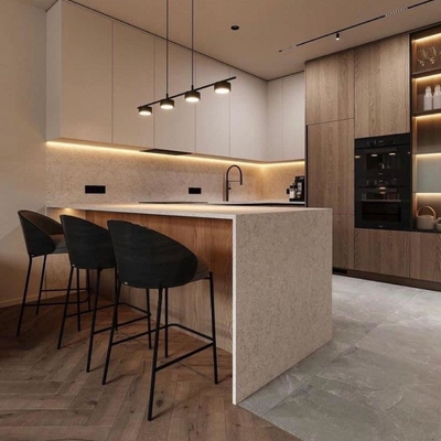 Kitchen Furniture Customization Mdf Kitchen Pantry Storage Hanging Cabinet Simple Design Canada with Microwave for Project
