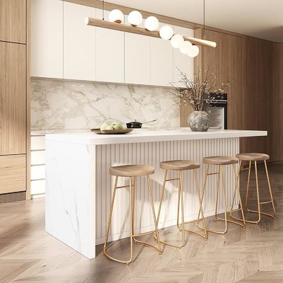 Luxury Custom Modern Cupboard Designs Stainless Carcase Island Manufacturer Kitchen Cabinet for Home Apartment Lacquer Veneer