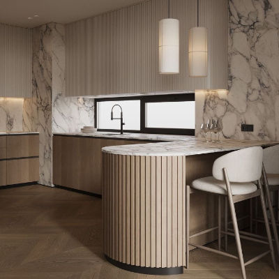 Modern White Modular MDF Kitchen Cabinet Lacquer Islands Design Stainless Carcase Sink Accessories Kitchen Furniture Supplier