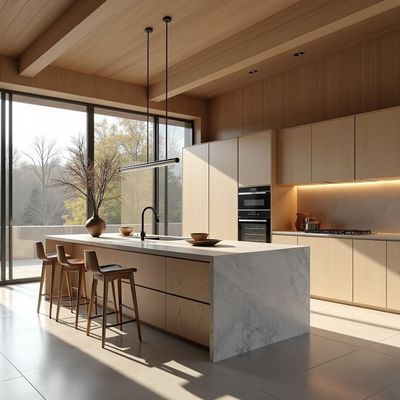 Modern Luxury Italian Kitchen Pantry Storage Cabinet Solid Wood Complete Kitchen Furniture with Islands