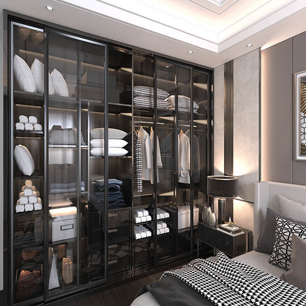 High End Modern Durable Bedroom Furniture Clothes Combination Cupboards Border Wardrobes