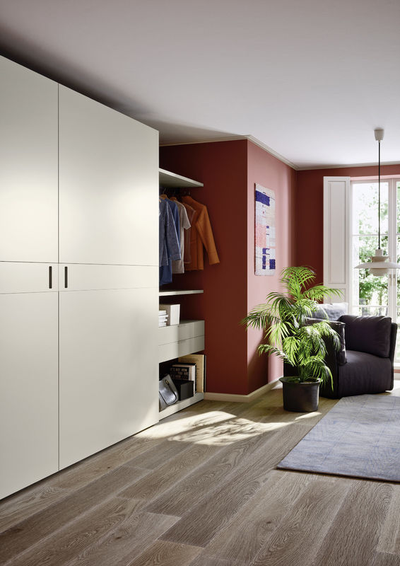 Custom Modern White Wardrobe Bespoke EB Closet Customized Color and Size