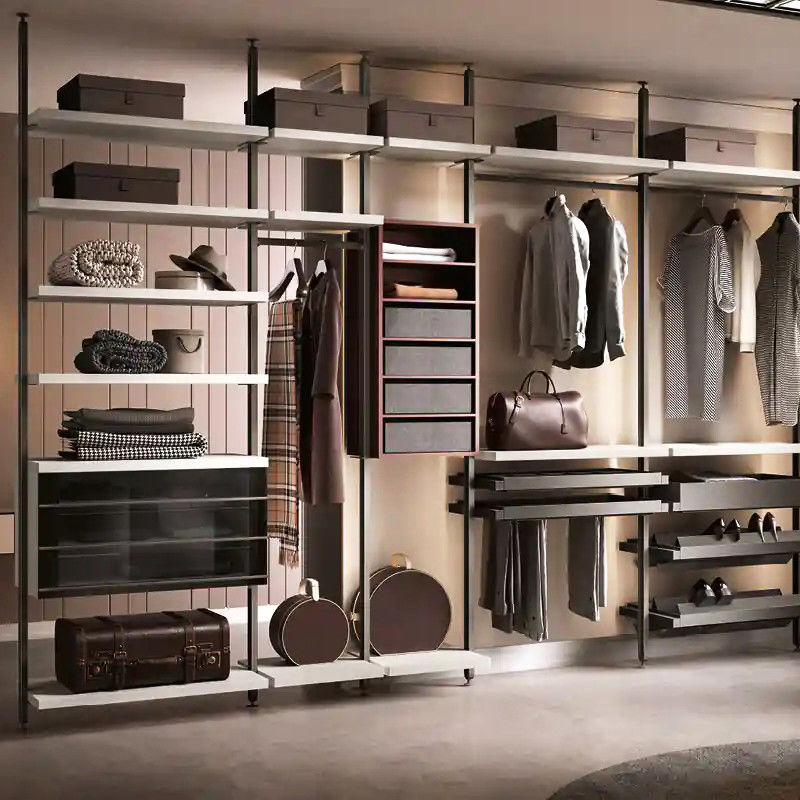 Cheap Modern Design Furniture Walk-in Large Wardrobe Storage Closet