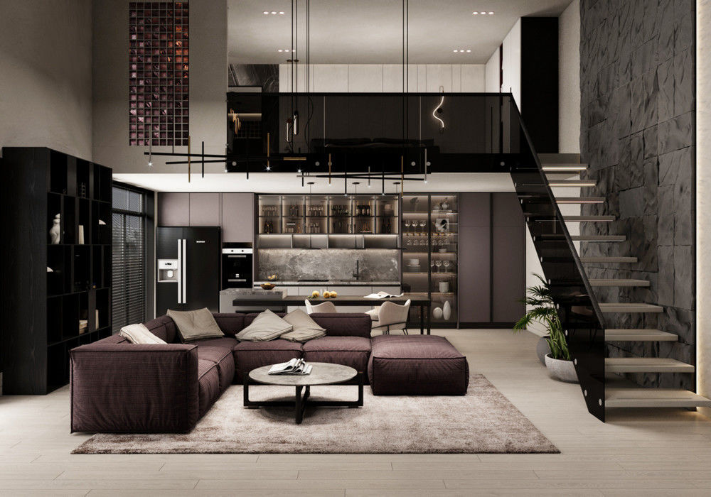 Sleek Modern One-stop Kitchen Solution Kitchen Cabinet Units With Kitchen Cabinets For Apartment