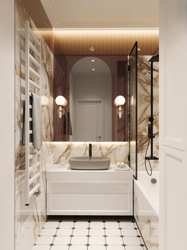 Luxury Hotel Slate Counter Top With Sink Vanity Modern Style Bathroom Cabinets