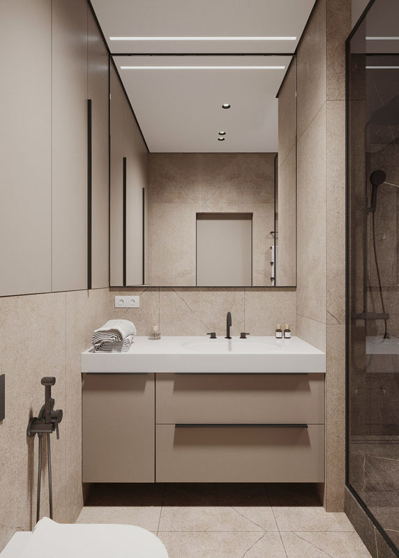 Waterproof Floating Bathroom Vanities Washbasin Cabinets