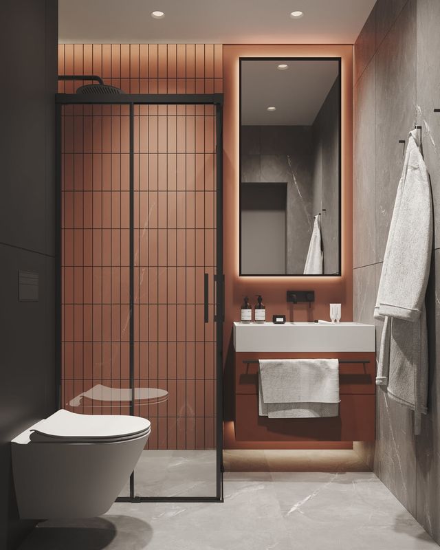 Modern Style Storage Cabinet Bathroom Wall Mounted Wooden Support for Custom Waterproof Floating Vanity