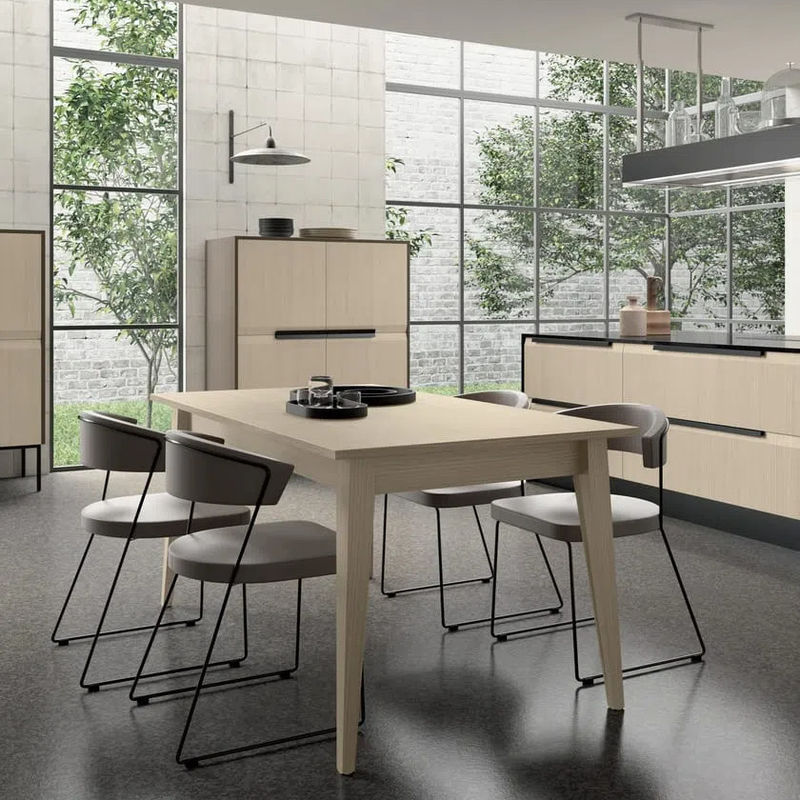 Modern Modular Kitchen Cupboard European Style PET Waterproof Kitchen Cabinets