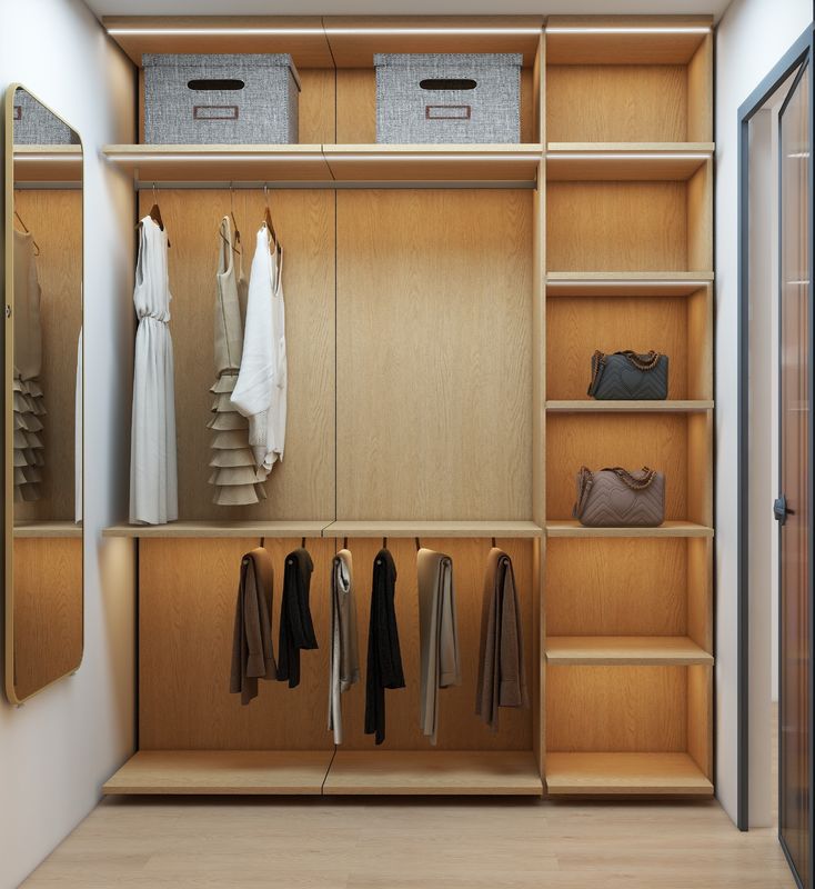 Custom Closet Systems Modern Clothes Storage Cabinets Set Bedroom Furniture Organizer Wood Wardrobe Closet