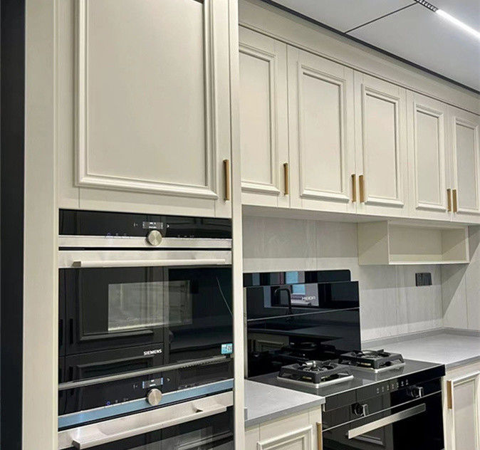 American Style Kitchen Storage Cupboard Cabinet Prefab Storage Solid Wood Kitchen Cabinet Factory Custom Made