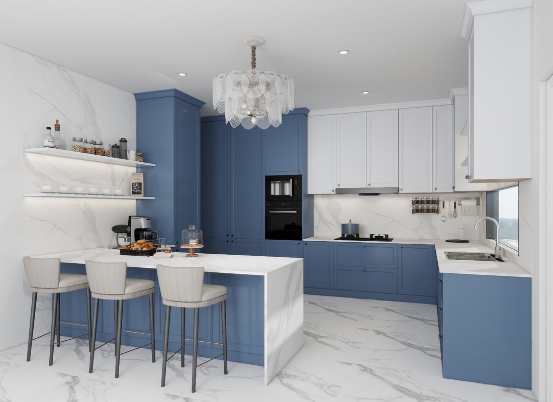 Custom Lacquer Kitchen Cabinets Modern Design with Kitchen Island Modern Kitchen Storage Cabinet