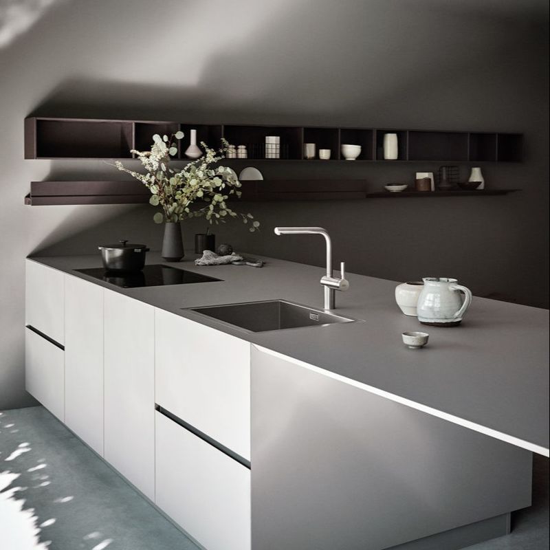 Modern Style Complete And Countertops Designs Lacquer Kitchen Cabinets For Apartment
