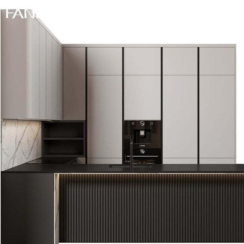 Melamine Plating Wooden Kitchen Storage Cabinet Ready To Assemble Kitchen Cabinets