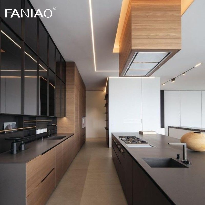 Custom Modular Modern Design Villa Kitchen Furniture Kitchen Cabinet