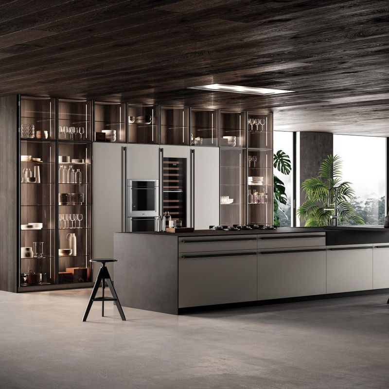 Smart Complete Set Melamine Cupboards Supplies Custom Wooden Pantry Modern Design Villa Kitchen Cabinet