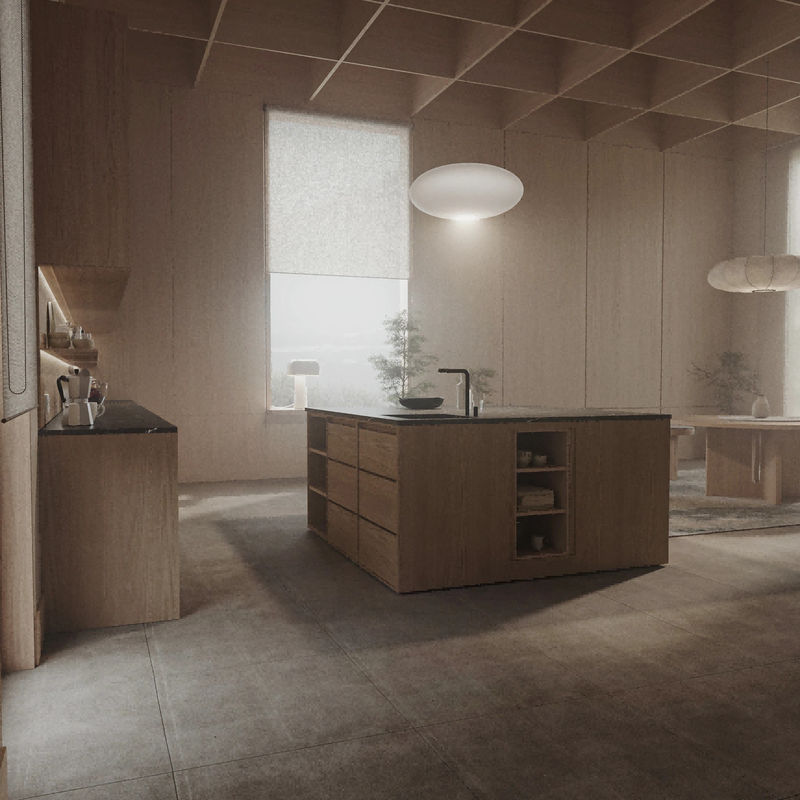 Modern Style Manufacturer Full Set Designs Complete Minimalist Wood Grain Kitchen Cabinets