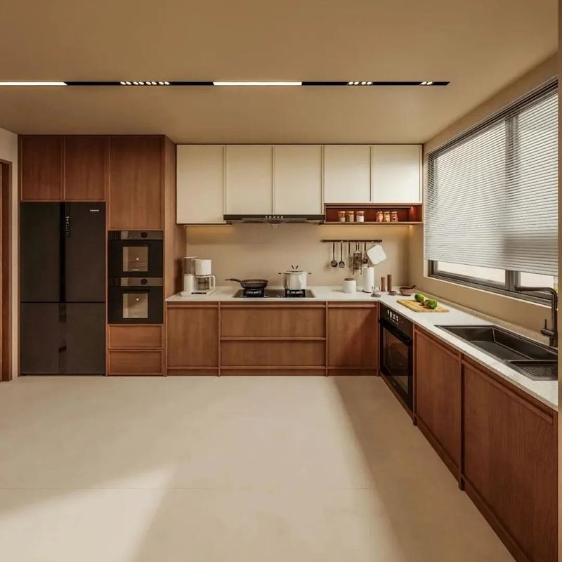 Antique Style Wood Grain Complete Solid Wood Kitchen Cabinet Sets Kitchen Cabinet With Countertop