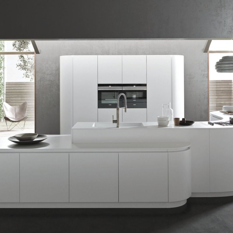 2025 Design Kitchen Cabinet Modular Modern Wood Furniture Pantry White Lacquer Kitchen Cabinet