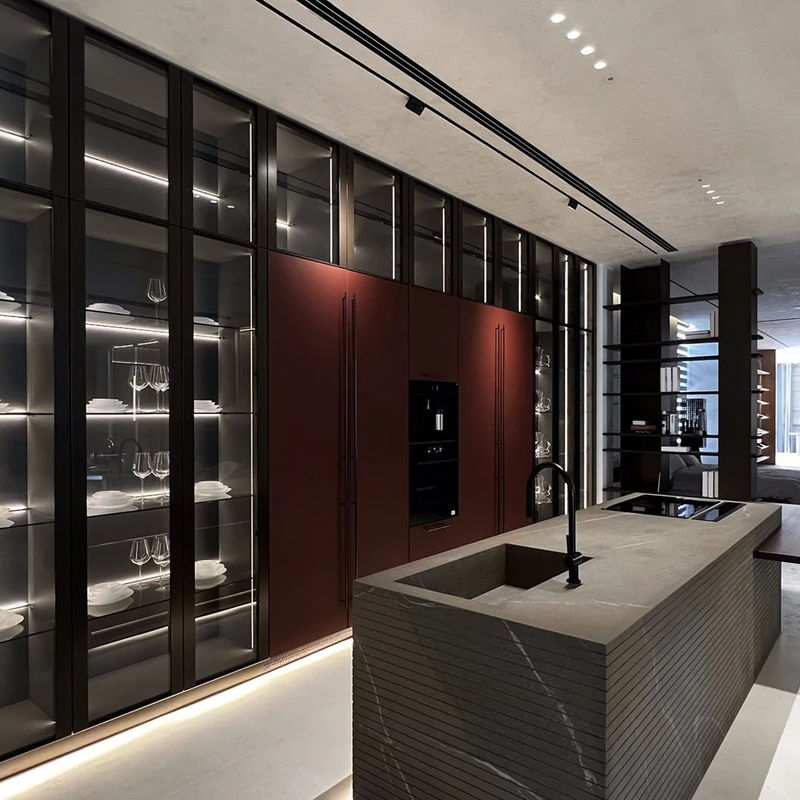 Custom Luxury Stainless Steel Kitchen Furniture Cupboards & Solid Wood Kitchen Cabinets Designs – Modern, Affordable, And High-Quality Kitchen Cabinets