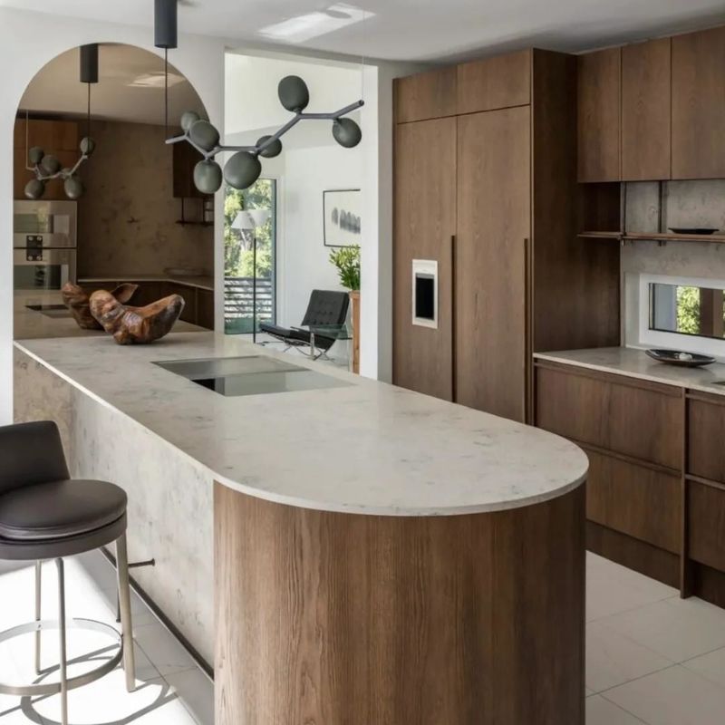 Custom House High Standard Luxury Kitchen Smart Wall Cabinet Glass Display Cubpoard Cabinet