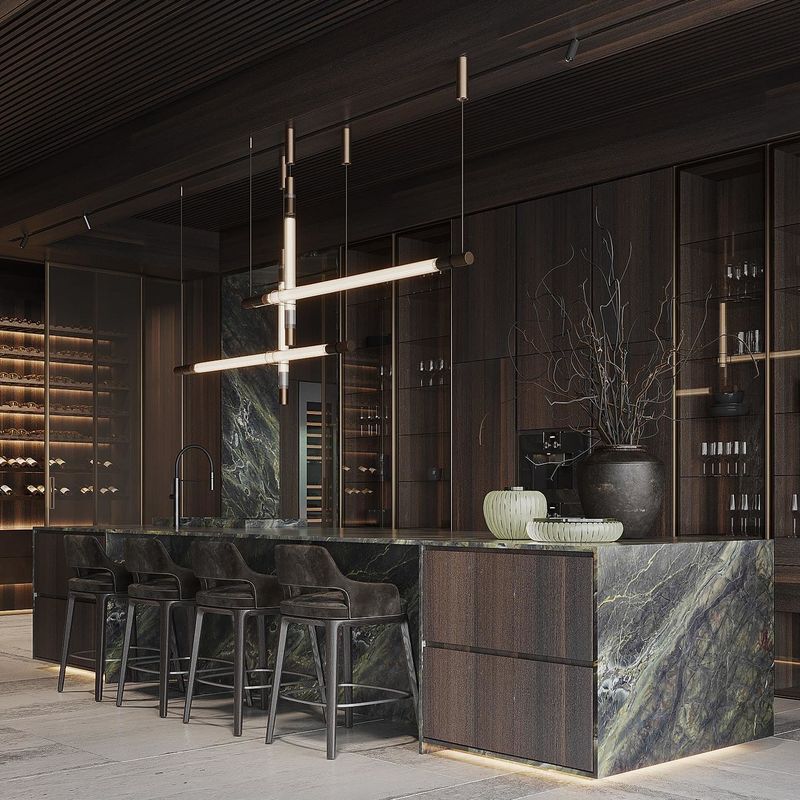Large Style Complete Custom Kitchen Cabinet Set Island Kitchen Furniture Lacquer Finish Wooden Kitchen Cupboard For Villa
