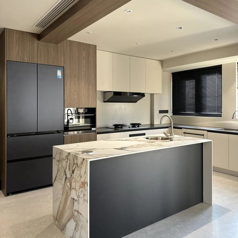 Custom Kitchen Cabinet Modern Wood Cupboard Complete Sets Whole House Furniture Manufacturer