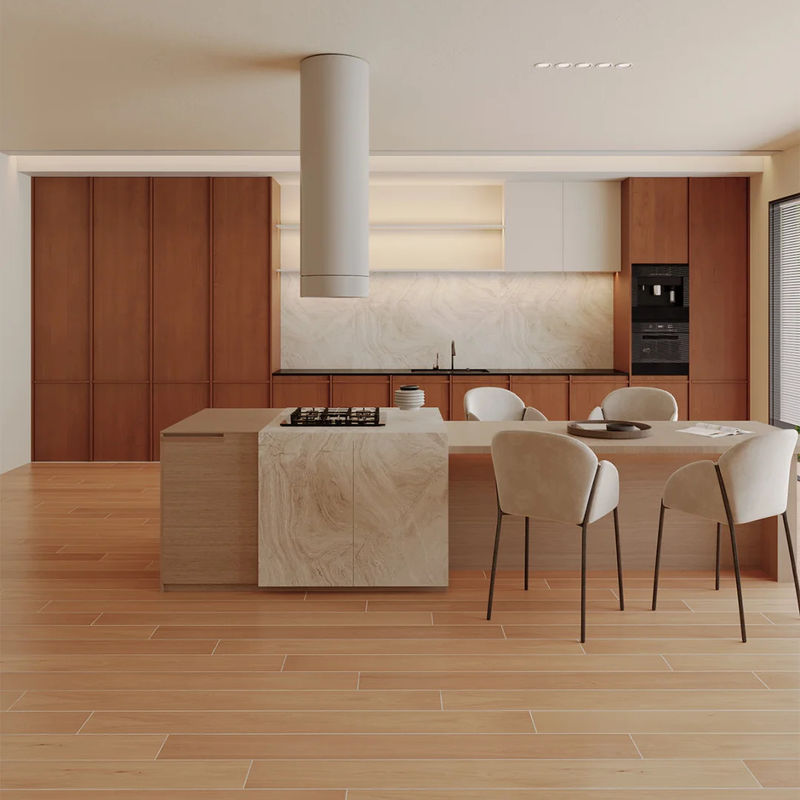 Kitchen Furniture Factory Kitchen Cabinets Modern New Home Furniture Solid Wood Finish Design Kitchen Cabinets Basic Customization