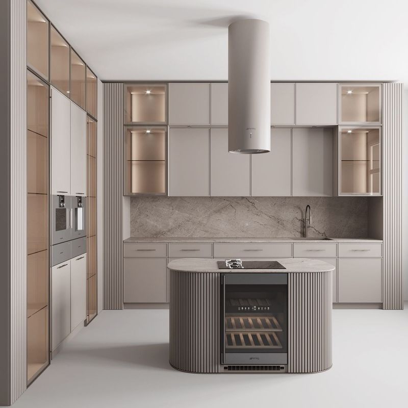 Wholesale Popular Modern Mobile Grey Free Standing Kitchen Sink Cabinet with Island for Apartment